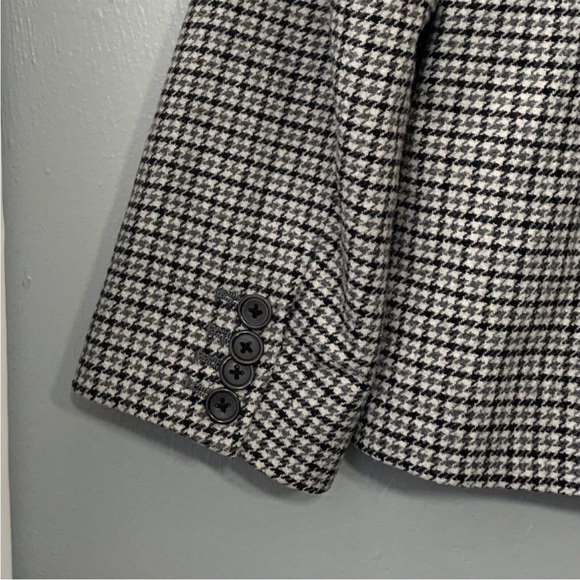 NWOT Everlane Gray Plaid Wool Blazer - Size 12‎ - Picture 9 of 11